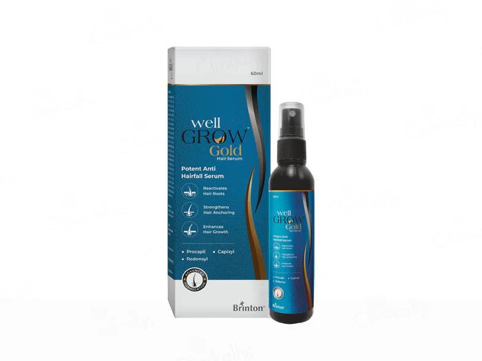 Well Grow Gold Anti-Hairfall Hair Serum – 60 ml