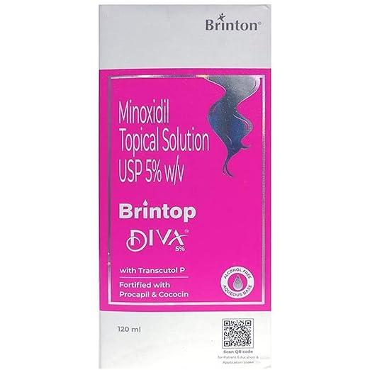 Brintop Diva 5% Topical Solution – 120 ml