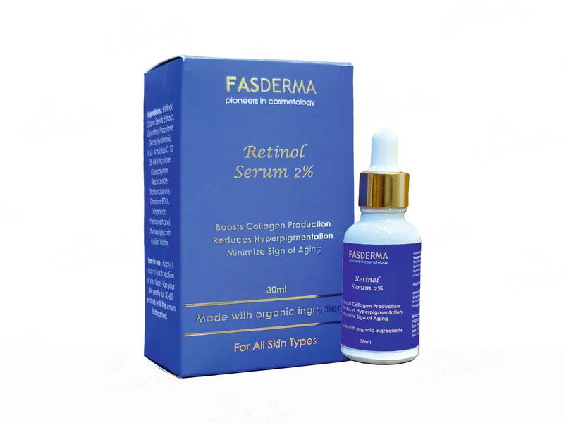 Fasderma Retinol Serum 2% 30 ml | Night Repair Serum for All Skin Types