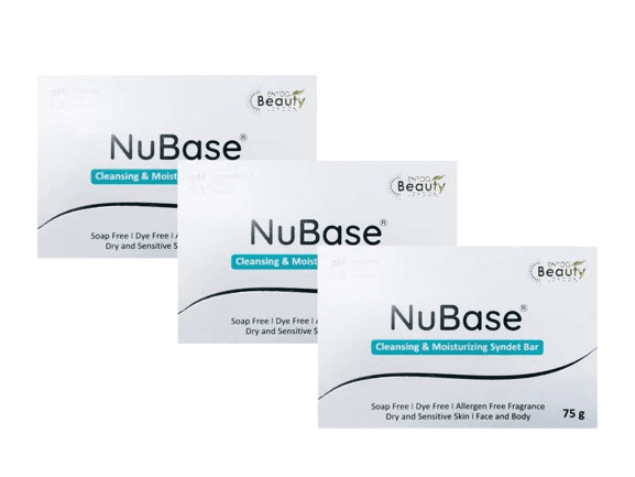 Nubase Cleansing & Moisturising Syndet Bar (75 g, Pack of 3)