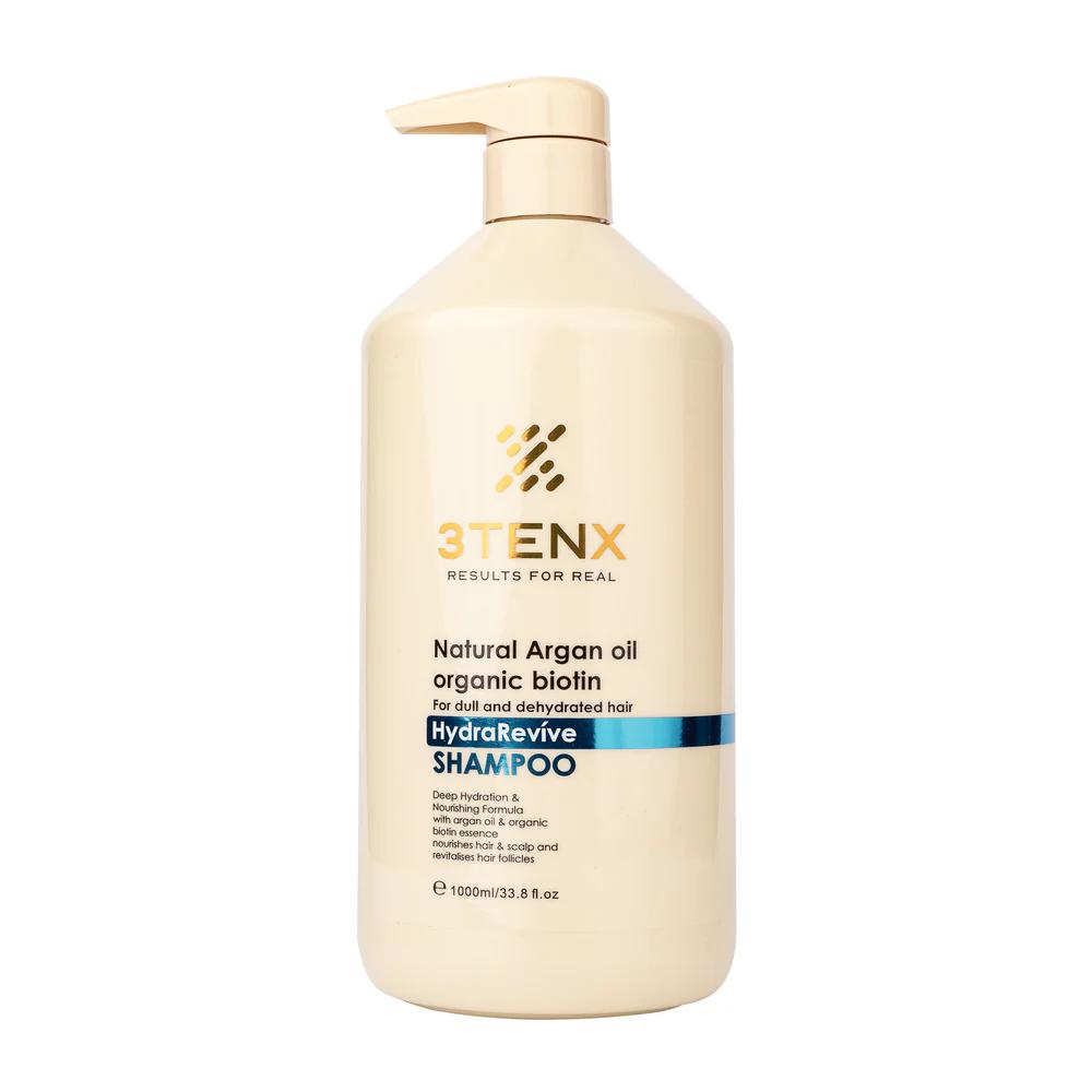 3TENX HydraRevive Shampoo – Hydrate & Nourish | Argan Oil & Biotin | 1000ml
