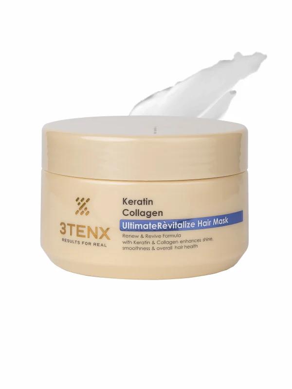 3TENX Ultimate Revitalize Hair Mask – Keratin & Collagen Repair | Deep Nourish & Smooth | 500ml