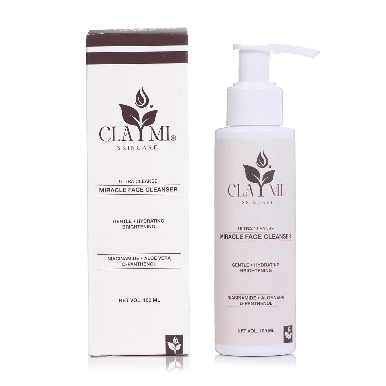 Claymi Gentle Face Cleanser – Hydrating & Brightening (100g)