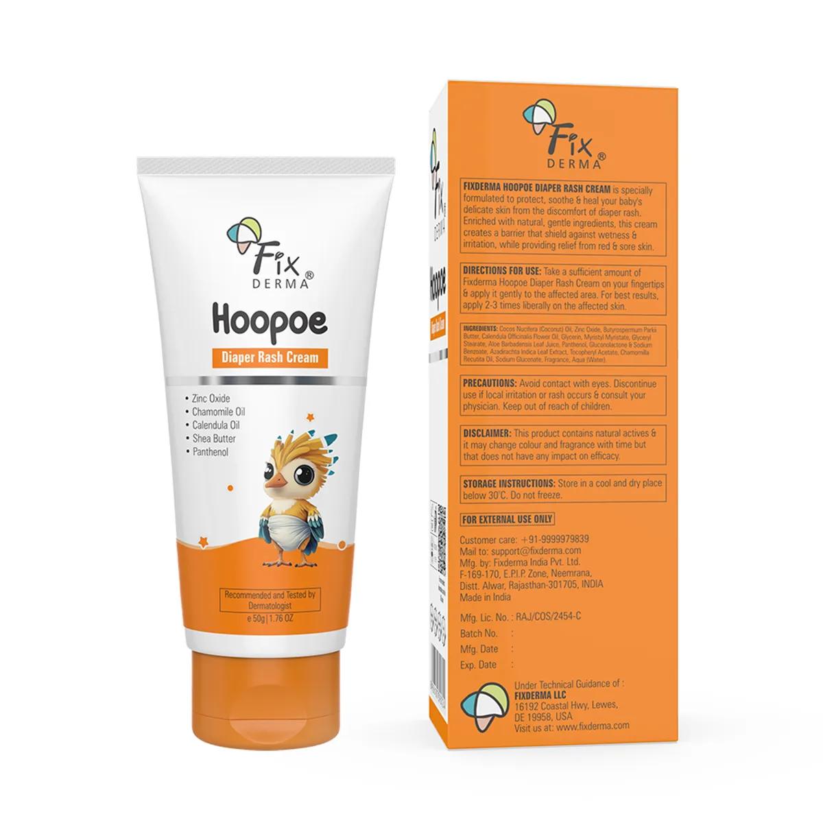 Fixderma Hoopoe Baby Diaper Rash Cream 50g