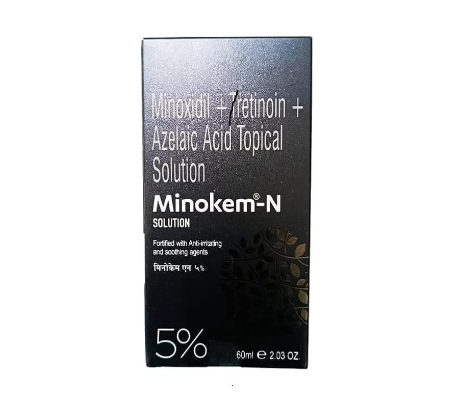 Minokem-N 5% Solution – Advanced Triple-Action Hair Regrowth Formula - 60 ml
