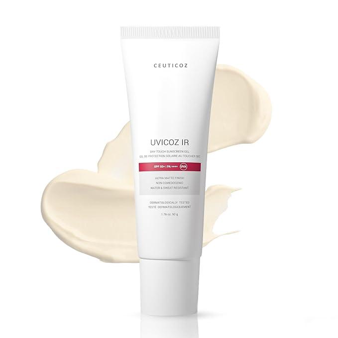 Ceuticoz Uvicoz IR SPF 50 PA++++ Dry Touch Gel | Matte Finish | 50g