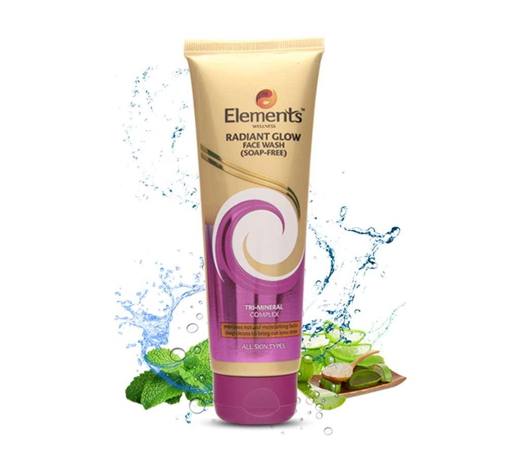 Elements Radiant Glow Face Wash | For Men & Women | For All Skin Types - 100g