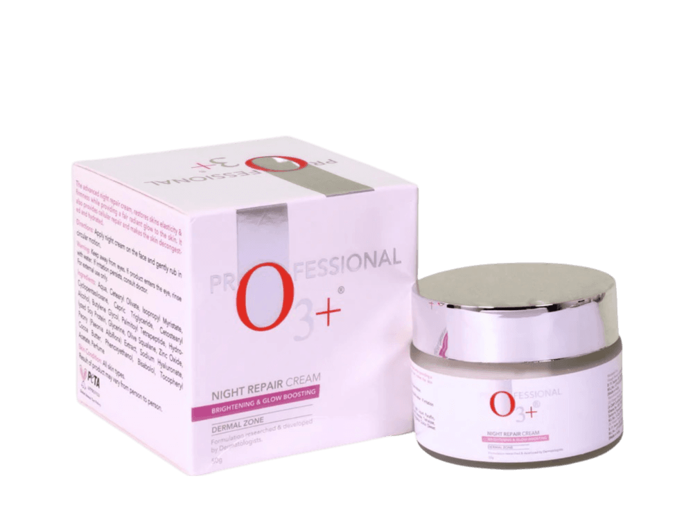 O3+ Brightening & Glow Boosting Night Repair Cream - 50gm