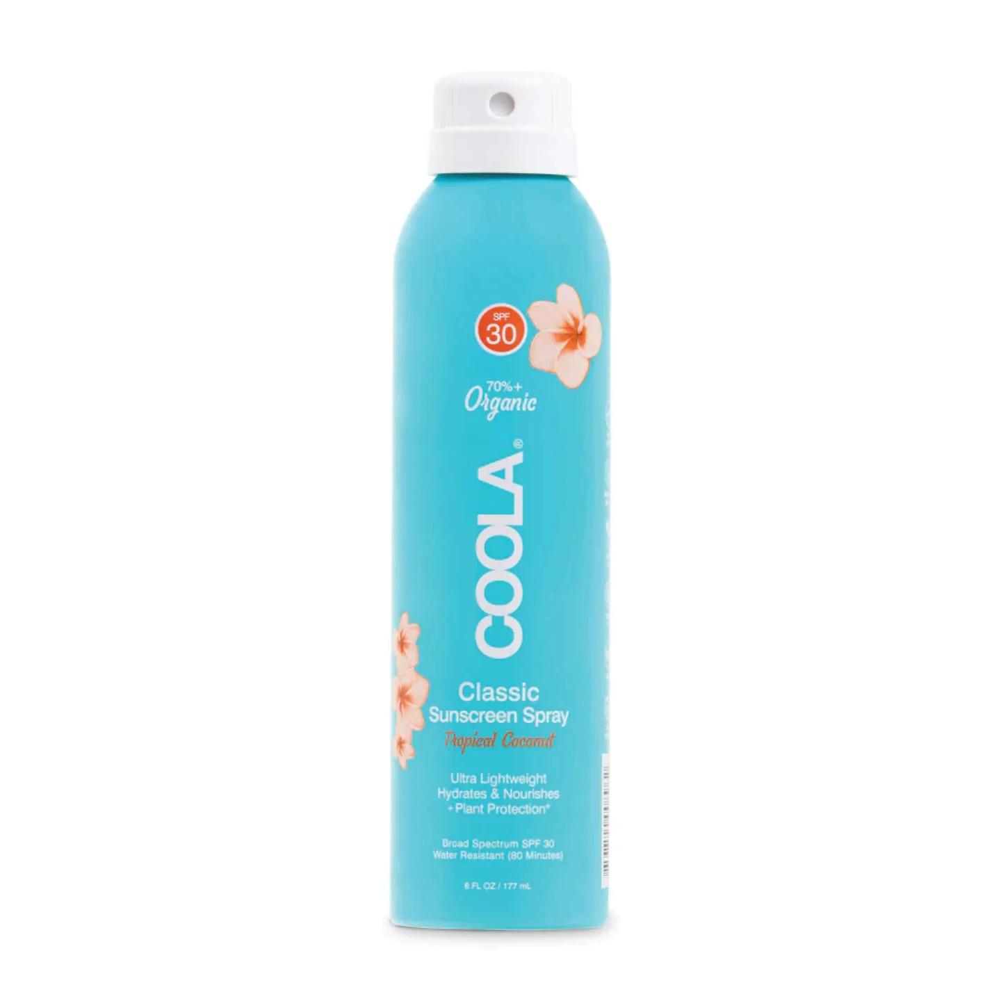 COOLA Sunscreen Spray SPF 30 ,Tropical Coconut – 177ml
