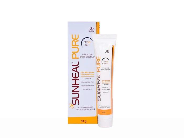 Sunheal Pure Zinc Oxide Sunscreen Gel - 30ml