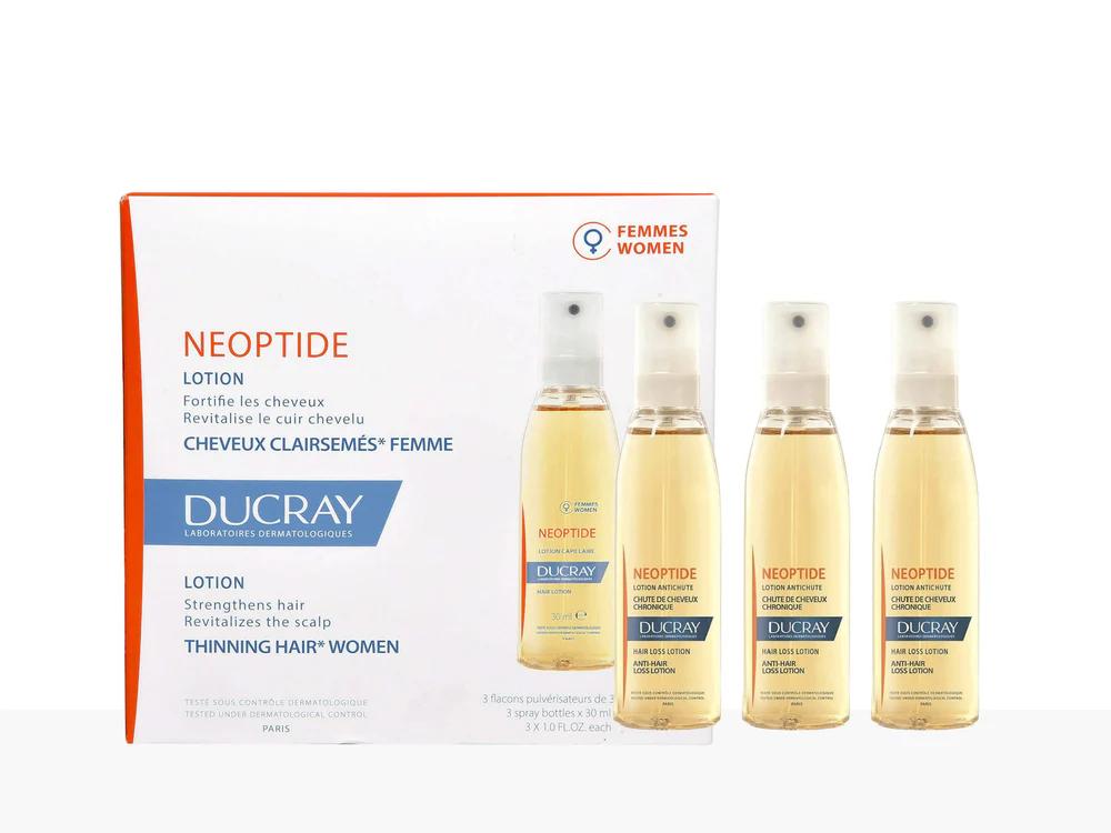 Ducray Neoptide Thinning Hair Lotion For Women - 30ml (Pack of 3)