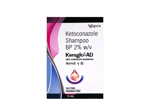 IPCA Keraglo-AD Anti-Dandruff Shampoo - 75ml