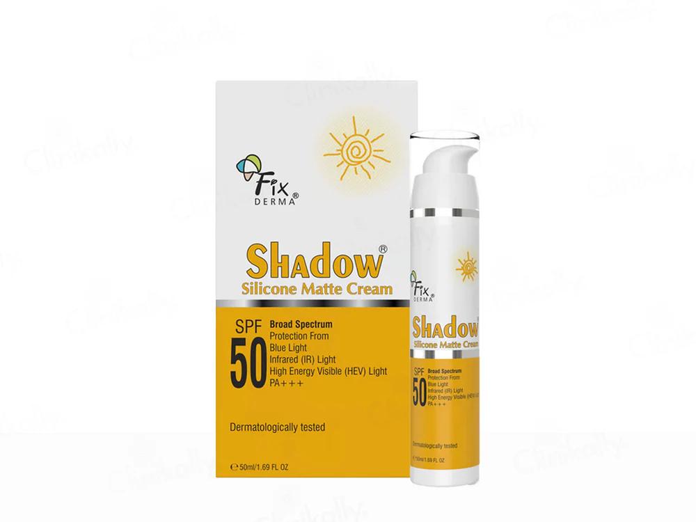 Fixderma Shadow Silicone Matte Cream SPF 50 PA+++ - 50ml