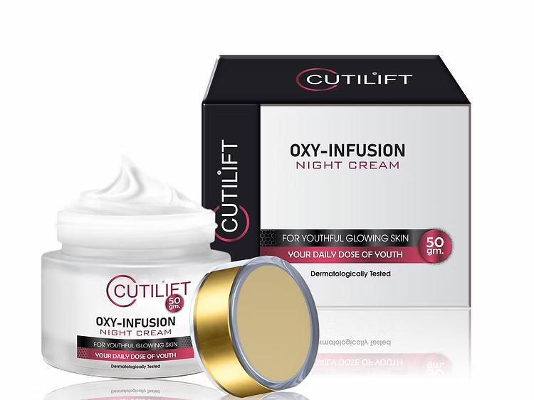 Leeposh Oxy-Infusion Night Cream Hyaluronic Acid Face Cream Natural Face Cream - 50gm