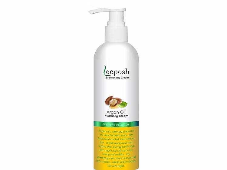 Leeposh Argan Oil Moisturizer with Hyaluronic Acid - 180ml