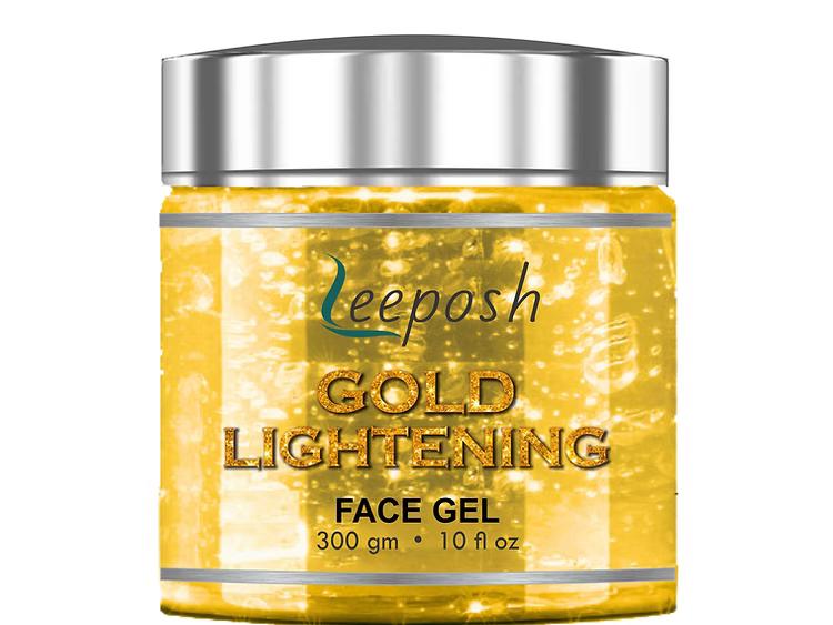 24 Caret Gold Gel With Niacinamide Aloe vera Remove instant Tan & Lighten skin - 300gm