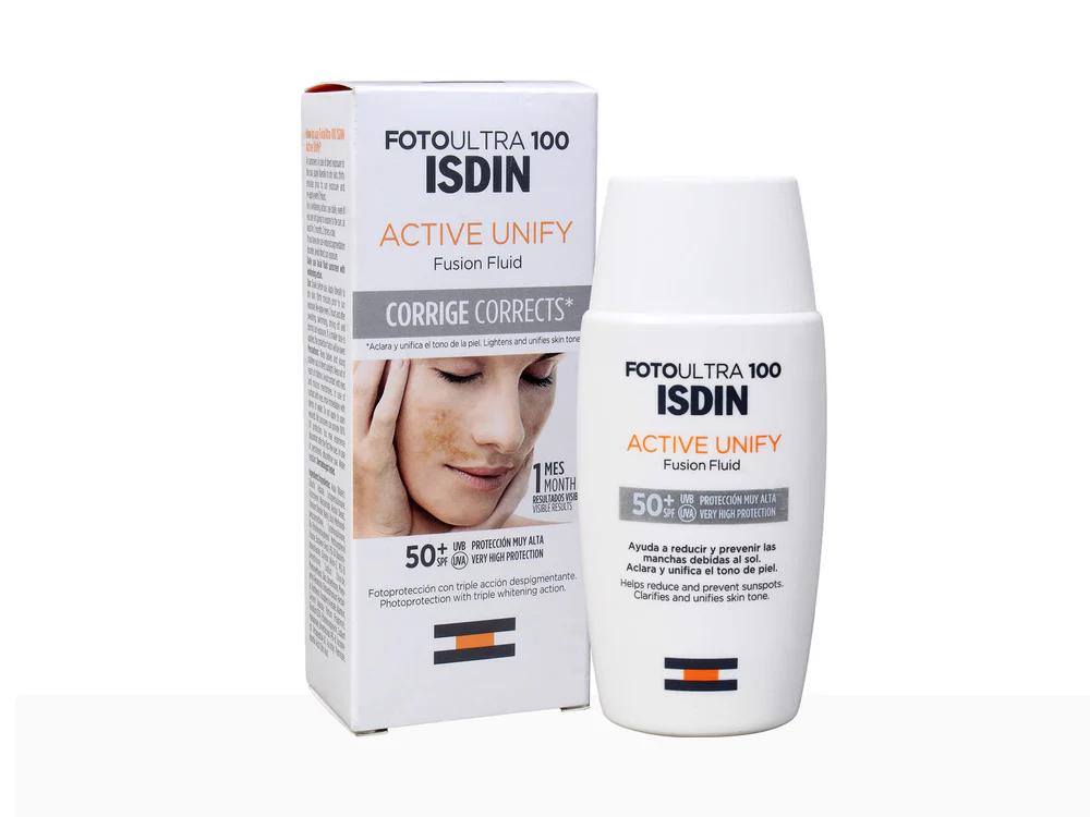 ISDIN Fotoultra 100 Active Unify Fusion Fluid Sunscreen SPF 50+ - 50ml