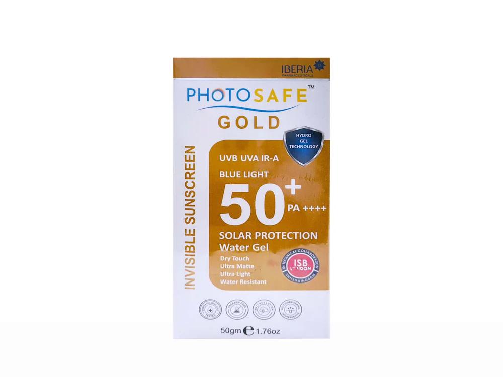 Photosafe Gold Invisible Sunscreen Water Gel - 50gm