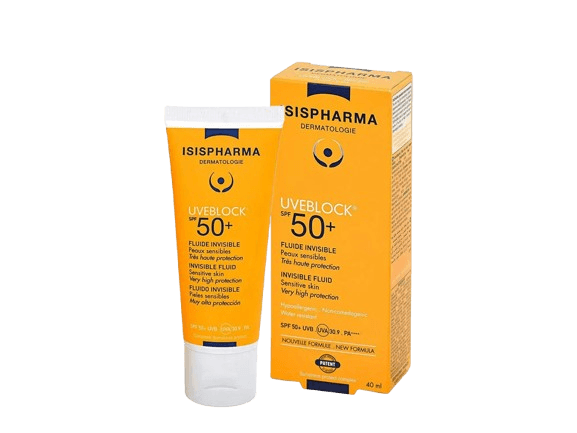 Isispharma UVE Block Invisible Fluid Sunscreen SPF 50+ PA++++ - 40ml