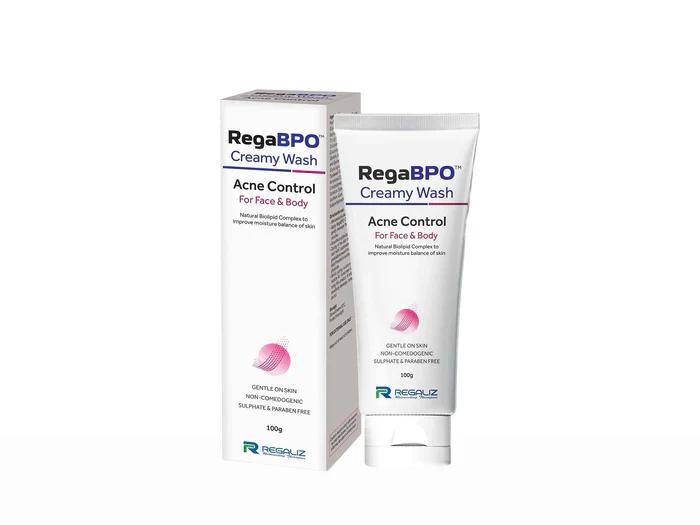 Rega BPO Acne Control Creamy Wash - 100 gm | Cleanse, Clear & Control Breakouts – Every Day