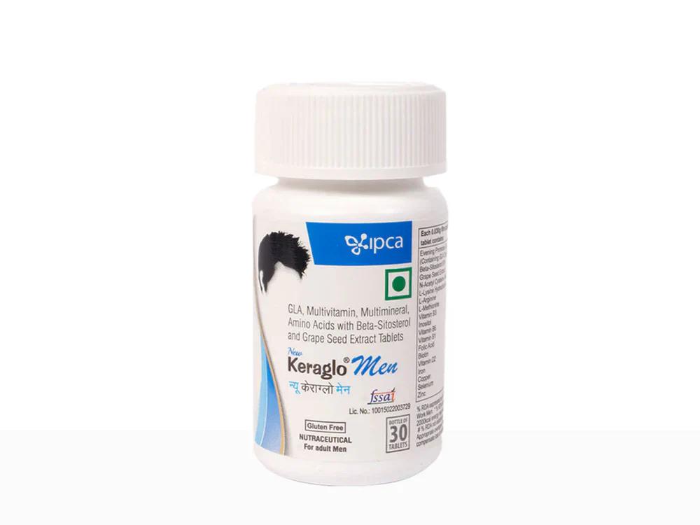 Keraglo Men Tablet – 30 Tablets | Advanced Hair Nutritional Support for Men | With Multivitamins, Minerals & Natural Extracts