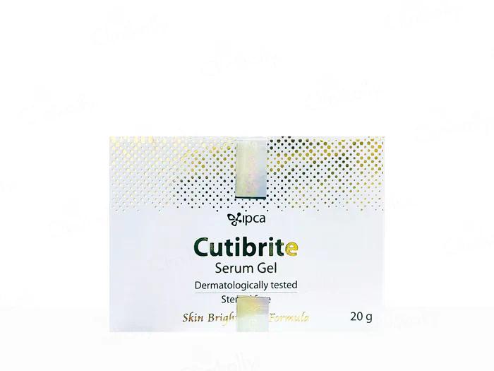 IPCA Cutibrite Skin Brightening Face Serum Gel – 20 gm Lightweight Daily Serum for Radiant, Even-Toned Skin
