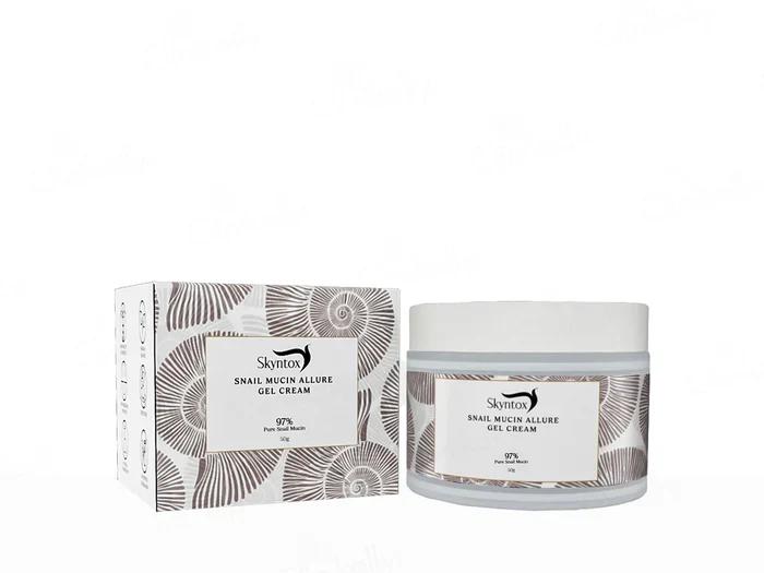 Skyntox 97% Pure Snail Mucin Allure Gel Cream – 50 gm  Deep Hydration · Skin Repair · Barrier Strengthening