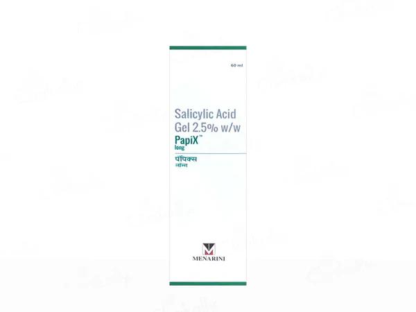PapiX Long 2.5% Salicylic Acid Gel - 60 ml | Gentle Yet Effective Acne Care for Oily & Acne-Prone Skin