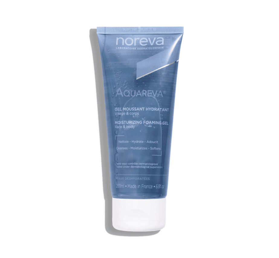 AQUAREVA Moisturizing Foaming Gel | Face & Body Cleanser for Dehydrated Skin | 200ml