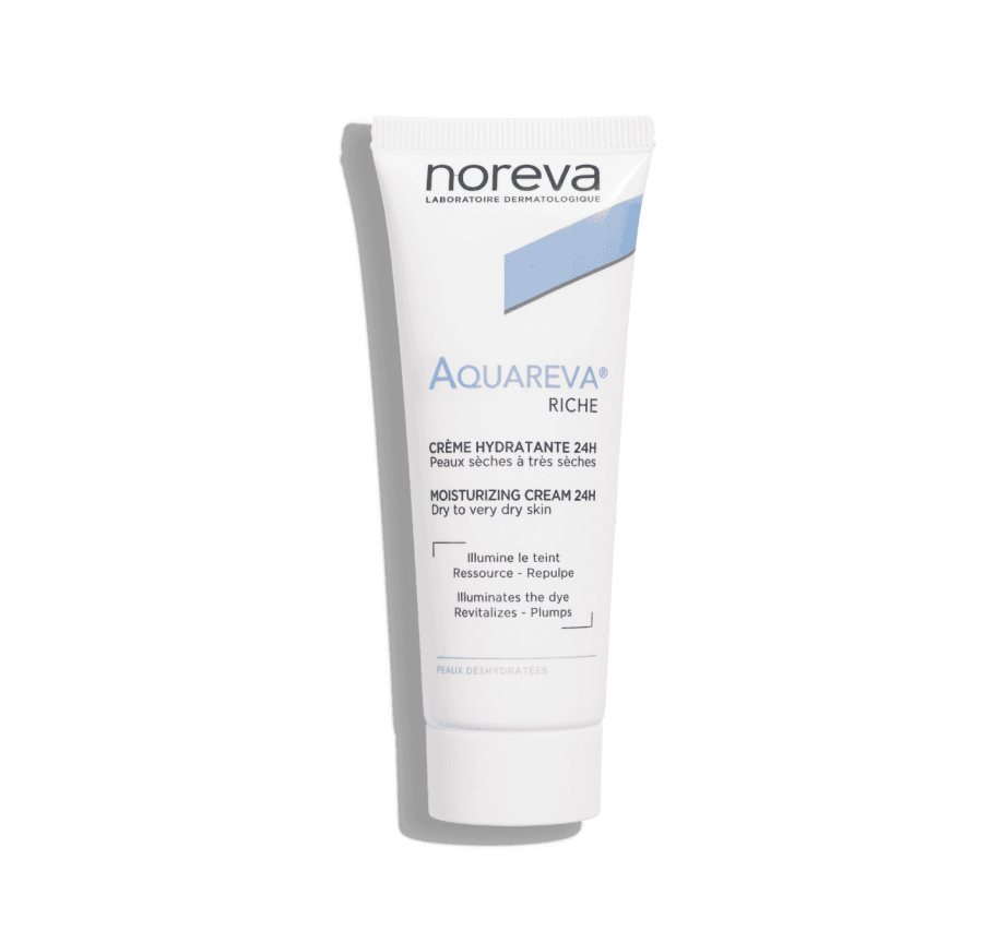 Noreva AQUAREVA 24-Hour Moisturising Cream Riche 25H | For Dry to Very Dry Skin | 40ml