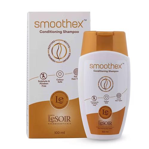 Smoothex Conditioning Shampoo – 100 ml | Sulphate-Free, Colour-Safe & Dermatologist-Tested | For All Hair Types