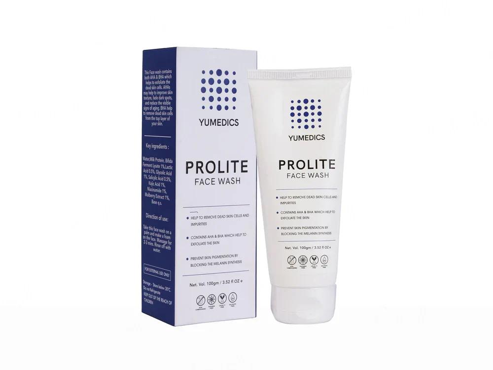 Revitosin Prolite Face Wash | AHA & BHA Gentle Exfoliating Cleanser | 100 ml