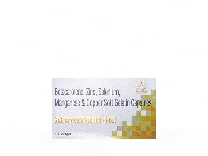 Beratoxid-HC Soft Gelatin Capsule – 10 Capsules