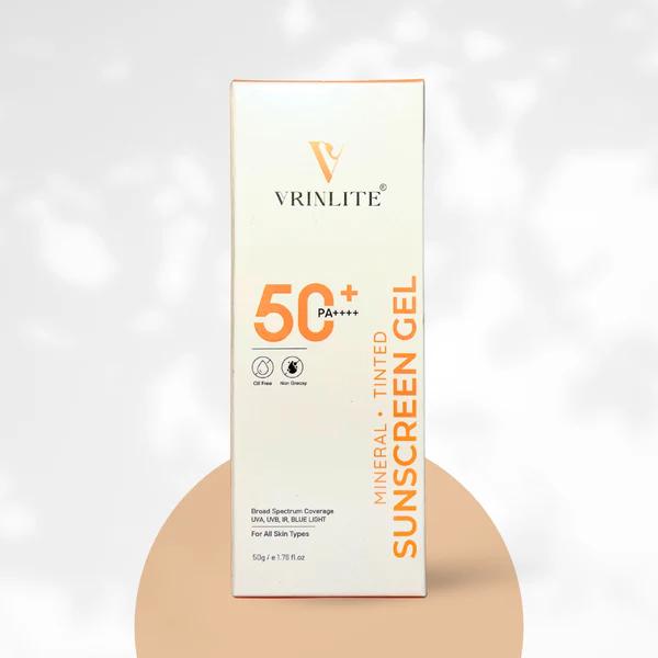 Vrinlite Sunscreen Gel SPF 50 PA+++ | 50 gm