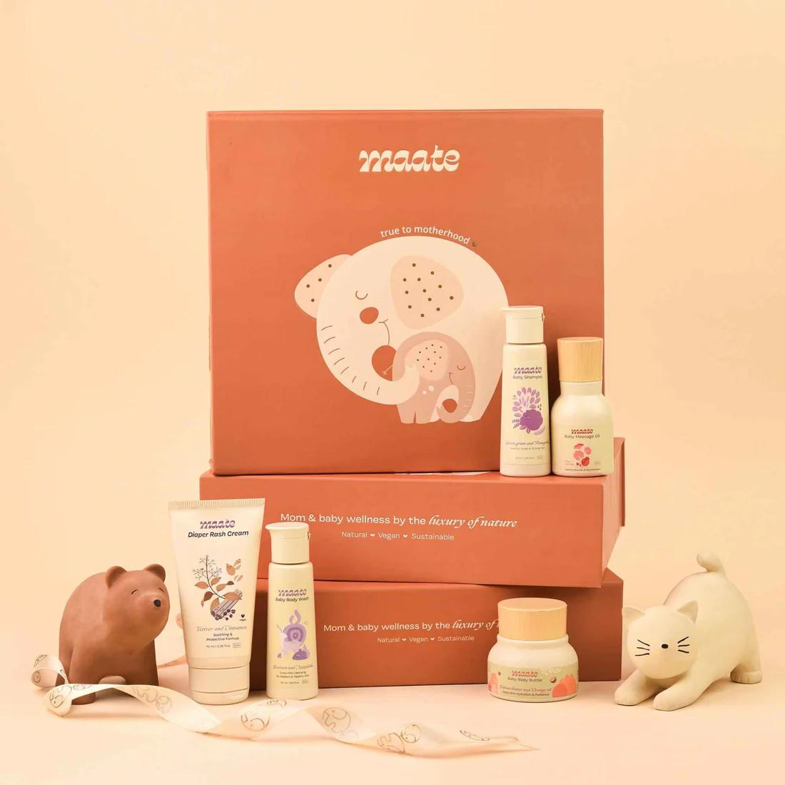 Maate Baby Care Gift Box | Complete Natural Care for Your Little One