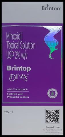 Brintop Diva 2% Topical Solution – 120 ml