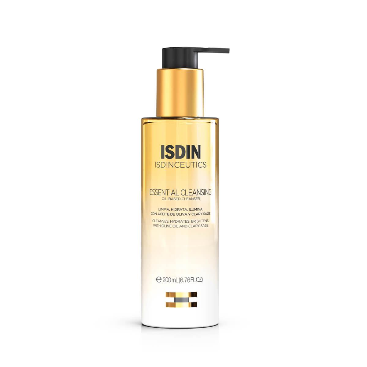 Isdinceutics Essential Cleansing | Oil-to-Milk Facial Cleanser for Radiant, Hydrated Skin – 200 ml
